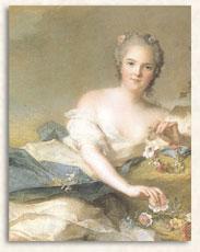 Jean Marc Nattier Anne Henriette of France represented as Flora